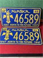 ALASKA License Plates