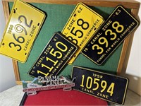 CANAL License Plates & Plackard