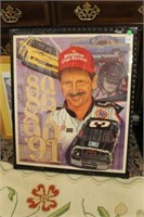 Earnhardt Poster on board by Sam Bass