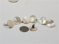 Antique Mother of Pearl Shell Buttons