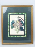 Framed Print of Grapes