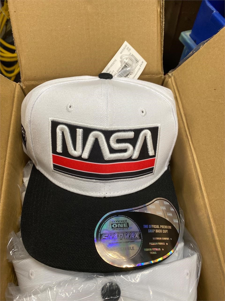 LOT OF 12 NASA HATS