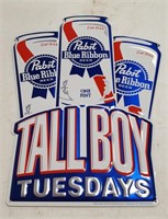 Pabst Blue Ribbon Tall Boy Tuesdays Tin