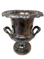 Champagne ice trophy bucket silver plated