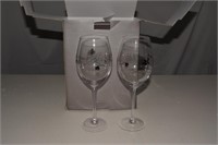 Two Charter Club Wine Glasses