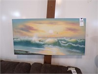 Ocean scene painting