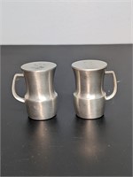 2 Pc. Vintage Towle Pewter Salt & Pepper