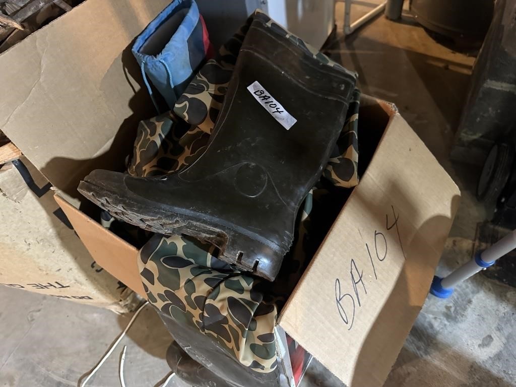Box of Boots and Waders  BA-104