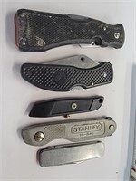 (5) Utility Knives