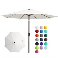 JEAREY 9FT Outdoor Patio Umbrella Outdoor Table Um