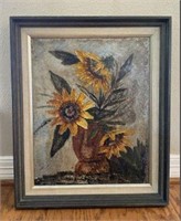 Sunflower Original Oil on Canvas