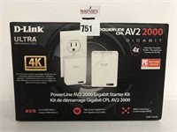 D LINK ULTRA POWERLINE AV2 2000 GIGABIT STARTER