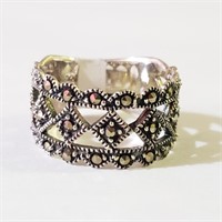 $120 Silver Marcasite Ring