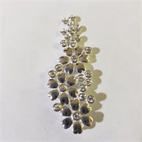 $120 Silver CZ Pendant