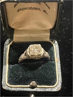 2.6g 14k diamond ring