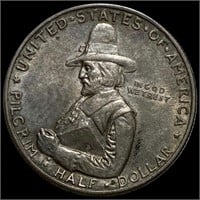 1920 Pilgrim Half Dollar CLOSELY UNCIRCULATED