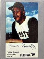 1968 WILLIE STARGELL KDKA CARD