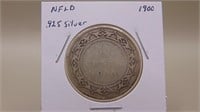 1900 Newfoundland 50 Cent / Half-dollar Coin