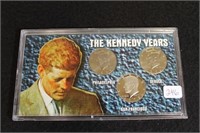 THE KENNEDY YEARS P,D, AND S (3) HALF DOLLAR SET,