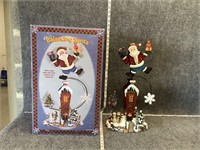 Balancing Santa Christmas Decor