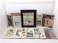 Vintage Advertising, Magazines and Ephemera