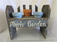 Mom's Garden Small Planter Bench