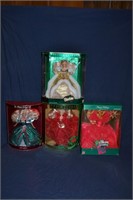 4 Barbie dolls in original boxes: 1990, '93, '94,