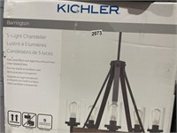 KICHLER 5 LIGHT CHANDELIER RETAIL $430