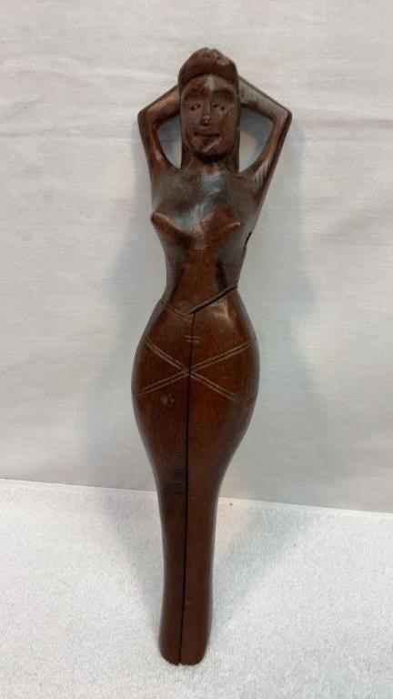 Naked lady wood nutcracker