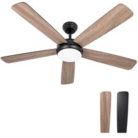 OUATER Ceiling Fans with Lights,52 inch Ceiling Fa