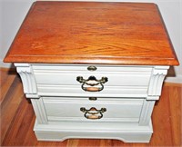 Painted 2-Drawer Nite Stand