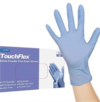 TouchFlex Nitrile Exam Gloves Size L 100pcs