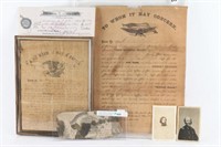 Lot of Civil War Era Documents