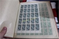 ASSORTMENT OF SHEETS OF STAMPS