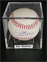Certified Autographed Joe Nathan Baseball w/ COA