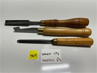 Vtg Wood Handled Tools