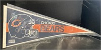 (D) Vintage Chicago Bears pennant 30”