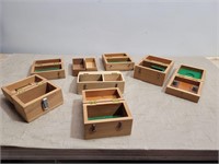 (8) Little Vintage Boxes