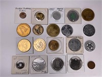 Various Novelty Metal Tokens/ Coins