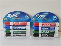 2 expo dry erase markers packs of 4
