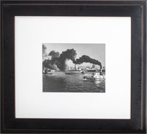 Andreas Feininger "NY Hudson River Ferries" Print