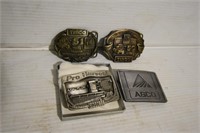 4- Collectors Belt Buckles