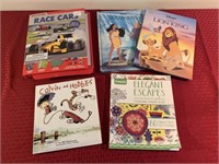 Disney books/coloring book/racecar Lego book