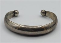 Sterling Abf Taxco Mexico 10.7g  Cuff Bracelet