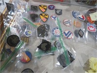 BOX OF MILITARY PATCHES
