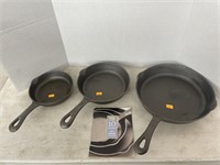 Martha Stewart cast iron skillets