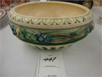 Roseville pottery bowl.