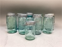 Glass Canning  Jars
