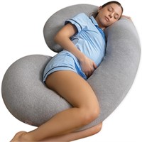 EKLO Pregnancy Pillows, C-Shape Full Body Pillow –