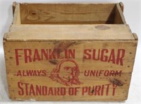 Franklin Sugar Wood Crate - 14" x 23" x 16"